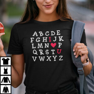 Alphabet I Love You Abcd Shirt