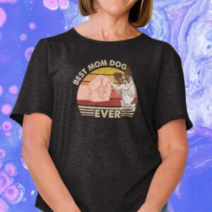 Best Mom Ever Shirt Vintage Best Papillon Mom Ever