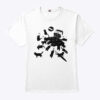 Black Cat Shirt Ink Bottle Spilled Cats