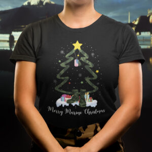 Christmas Veteran Shirt Christmas Tree