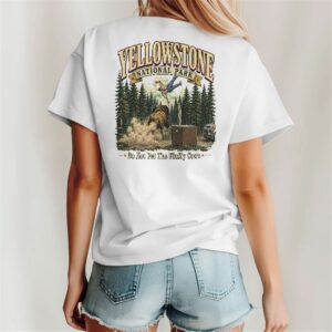 Do Not Pet The Fluffy Cows Yellowstone National Park Bison Shirt - Bilde 3