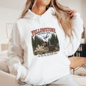 Yellowstone National Park Do Not Pet The Fluffy Cows T Shirt - Image 3