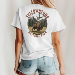 Yellowstone National Park Est 1872 T Shirt – Bild 3