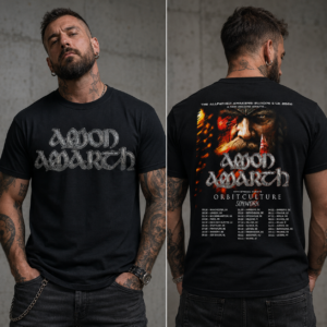 Autre point de vue sur Amon Amarth The Allfather Awakens Europe & UK 2026 Tour T-Shirt