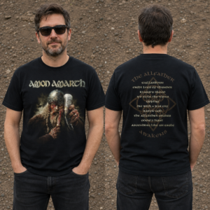 Amon Amarth The Allfather Awakens T-Shirt. 2026 Limited Tour Shirt - Imagem 2