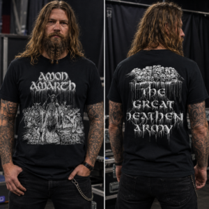 Amon Amarth The Great Heathen Army Skeleton Viking T-Shirt - Bilde 2