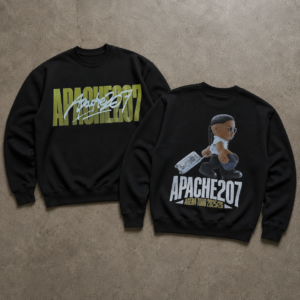 Apache 207 Arena Tour 202526 Sweatshirt – Schwarzer Pullover Unisex Fanstyle