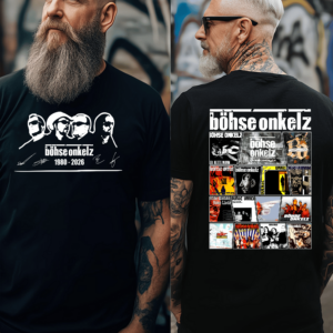 Böhse Onkelz 2026 Shirt, Fashion Cotton, For Men, For Women