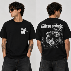 Böhse Onkelz BO Sombrero Band Photo T-Shirt - Afbeelding 2