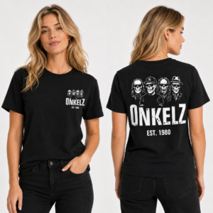 Böhse Onkelz EST. 1980 Skull Band T-Shirt - Afbeelding 3