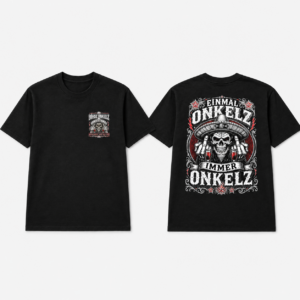 Böhse Onkelz Einmal Onkelz Immer Onkelz Skull T-Shirt