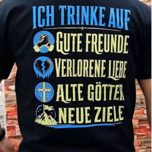 Böhse Onkelz Mitten Unter Euch Vintage Skull Graphic World Tour Concert Tee - Afbeelding 4