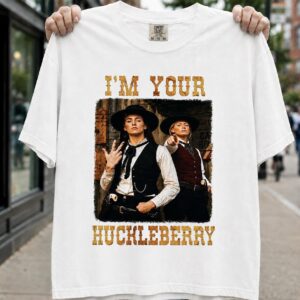 Visão alternativa de Comfort Colors Sophie Cunningham I'm Your Huckleberry Shirt