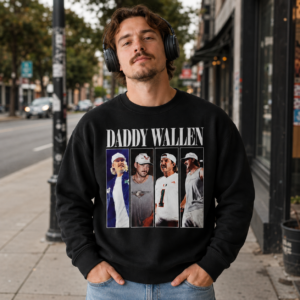 Daddy Wallen Vintage Collage T-Shirt, Sweatshirt & Hoodie – Country Music Fan Shirt - Afbeelding 2