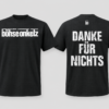 Danke für nichts T-Shirt schwarz von Böhse Onkelz