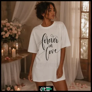 Forever in Love Tshirt, wedding tshirt toss