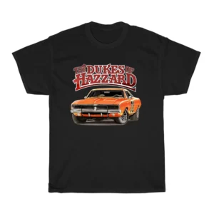 The Dukes of Hazzard Movie Logo Men's Black T-Shirt Size S to 5XL
