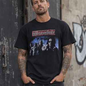 1990s Bhse Onkelz German Rock Band Tee Hoodie Sweatshirtlong Sleeve