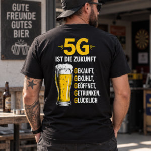 5G ist die Zukunft – Bier T-Shirt - Image 2