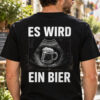 Lustiges Herren T-Shirt - Es wird ein Bier Ultraschall - Bier Spruch Shirt für Männer & Trinker
