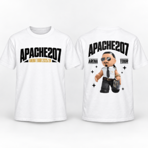Apache 207 Arena Tour 202526 – Front & Back Graphic T-Shirt