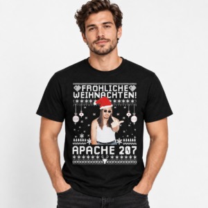 Apache 207 Fröhliche Weihnachten Christmas Graphic T-Shirt - Image 2