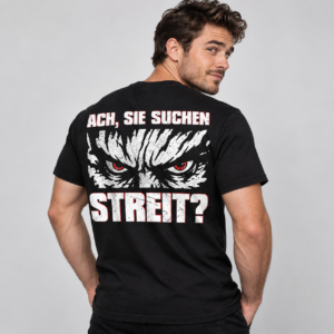 Böhse Onkelz Ach Sie Suchen Streit Fan Shirt Schwarz - Afbeelding 2