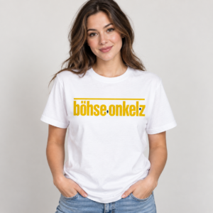 Böhse Onkelz Ich Trinke Auf Gute Freunde T Shirt Weiß - Afbeelding 3