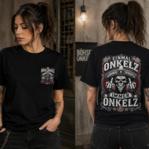Böhse Onkelz Skull T-Shirt – Einmal Onkelz, Immer Onkelz – Bild 2