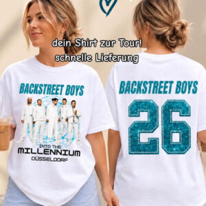 Alternative view of Backstreet Boys Live in Düsseldorf 2026 Shirt,  Dieses Backstreet Boys Shirt ist perfekt für deinen Concert