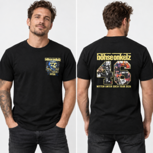 Bhse Onkelz 46 Mitten Unter Euch Tour 2026 T-shirt - Afbeelding 2