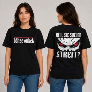 Bhse Onkelz Ach Sie Suchen Streit T-shirt - Afbeelding 2