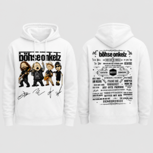 Bhse Onkelz Band & Song Titles Front & Hoodie Sweater - Image 2
