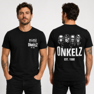 Bhse Onkelz Est 1980 Skull Band T-shirt - Image 2