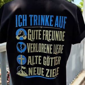 Bhse Onkelz Mitten Unter Euch Vintage Skull Graphic World Tour Concert Tee - Image 3