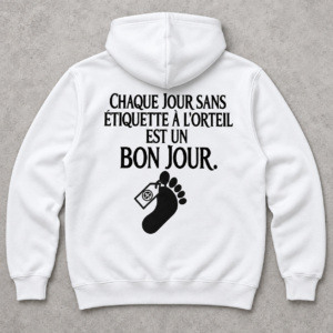 Chaque Jour Sans Étiquette White Edition T Shirt – Funny French Quote Tee – Bild 3