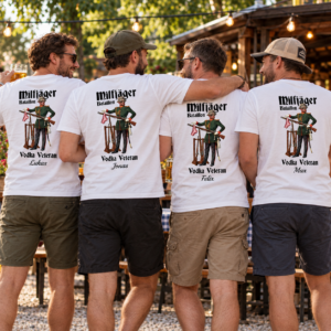 Vodka Veteran – Milfjäger Bataillon Personalized Shirt – Bild 3