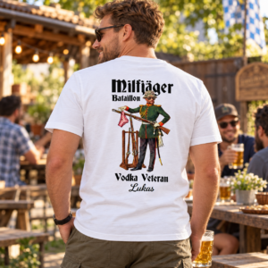 Vodka Veteran – Milfjäger Bataillon Personalized Shirt – Bild 2