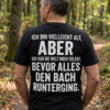 Ich Bin Vielleicht Alt Aber Ich Hab Die Welt Noch Erlebt T-Shirt – Lustiges Herren Spruch Shirt