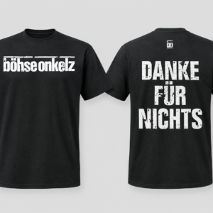 Danke Fr Nichts T-shirt Schwarz Von Bhse Onkelz
