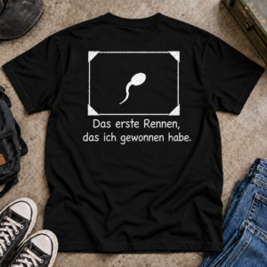 Das Erste Rennen Spermien Shirt Lustiges Herren T Shirt Hoodie Geschenk