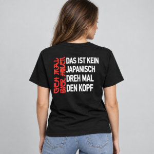 Das Ist Kein Japanisch – Dreh Mal Den Kopf T-Shirt - Imagem 2