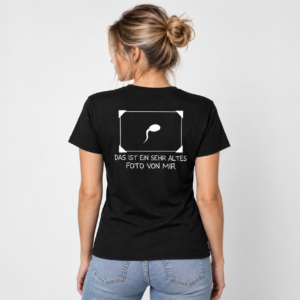 Das ist ein sehr altes Foto von mir – Funny Retro Photo T-Shirt - Billede 2