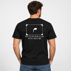 Das ist ein sehr altes Foto von mir – Funny Retro Photo T-Shirt - Billede 3