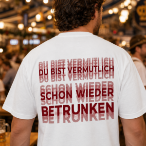 Autre point de vue sur Du Bist Vermutlich Schon Wieder Betrunken Tshirt