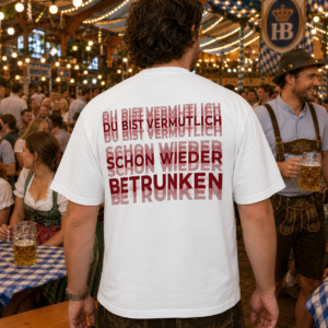 Du Bist Vermutlich Schon Wieder Betrunken Tshirt - Imagem 3