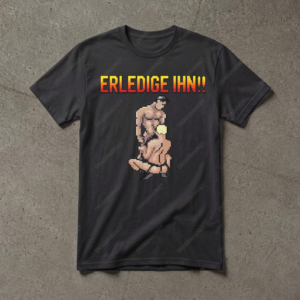 ERLEDIGE IHN!! Retro Pixel Art T-Shirt – Lustiges Gaming Shirt