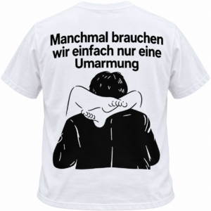 Eine Umarmung – Gefühlvolles Sprüche T-Shirt