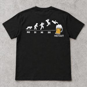 Endlich Freitag Bier T-Shirt – Lustiges Feierabend Geschenk für Männer und Biertrinker - Imagem 2