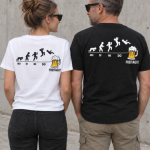 Endlich Freitag Bier T-Shirt – Lustiges Feierabend Geschenk für Männer und Biertrinker - Imagem 3